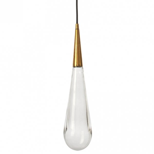 Подвесной светильник Pour Lights by Design Haus Liberty Латунь Прозрачный Подвесной светильник Pour Lights by Design Haus Liberty Латунь Прозрачный в Брянске | Loft Concept