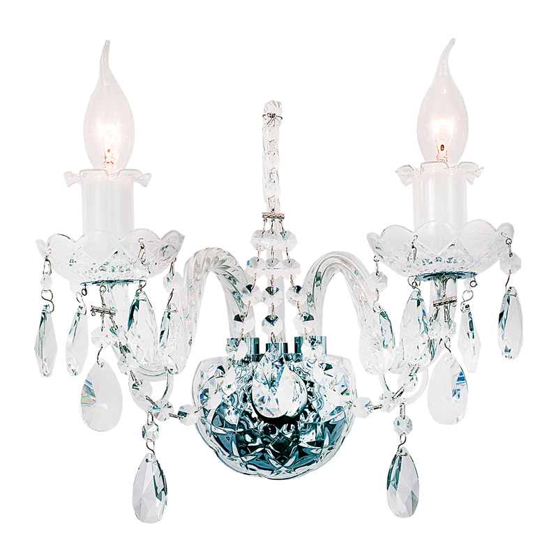 Бра Markel Sconce Хром Прозрачный Бра Markel Sconce Хром Прозрачный в Брянске | Loft Concept