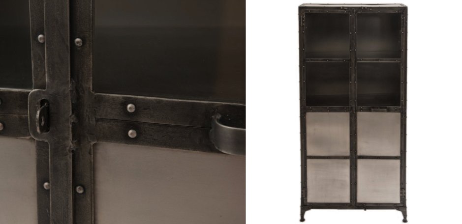 Буфет Industrial Steampunk Nickel Cabinet Буфет Industrial Steampunk Nickel Cabinet - Loft-Concept в Брянске