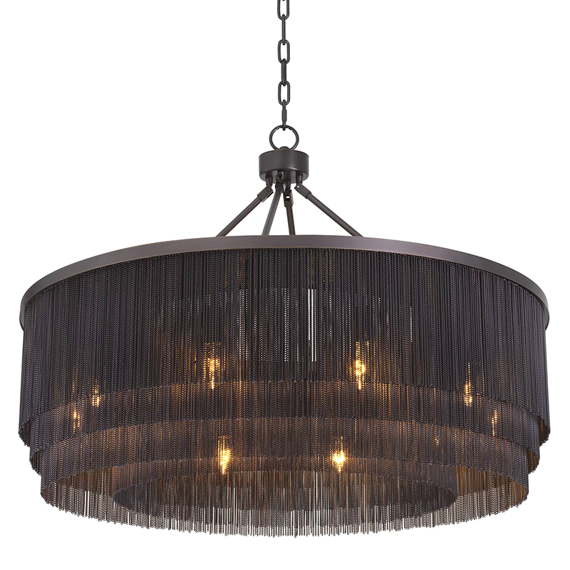 Люстра Eichholtz Chandelier Tissot L Темная бронза Люстра Eichholtz Chandelier Tissot L Темная бронза в Брянске | Loft Concept