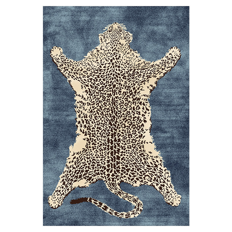 Ковер Colored Beasts blue Черно-белый Синий Ковер Colored Beasts blue Черно-белый Синий в Брянске | Loft Concept