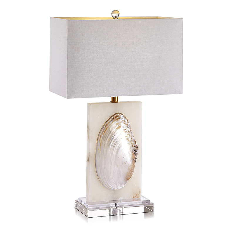 Настольная лампа Mother of Pearl Sink Перламутровый Белый Настольная лампа Mother of Pearl Sink Перламутровый Белый в Брянске | Loft Concept