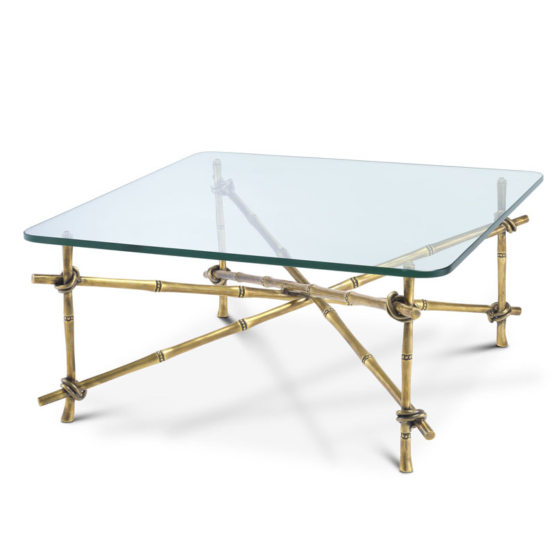 Кофейный стол Eichholtz COFFEE TABLE KAHALA Винтажная латунь Кофейный стол Eichholtz COFFEE TABLE KAHALA Винтажная латунь в Брянске | Loft Concept