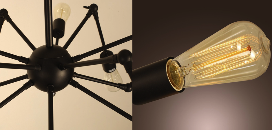 Люстра Loft Industrial Sputnik Chandelier Spider Люстра Loft Industrial Sputnik Chandelier Spider - Loft-Concept в Брянске