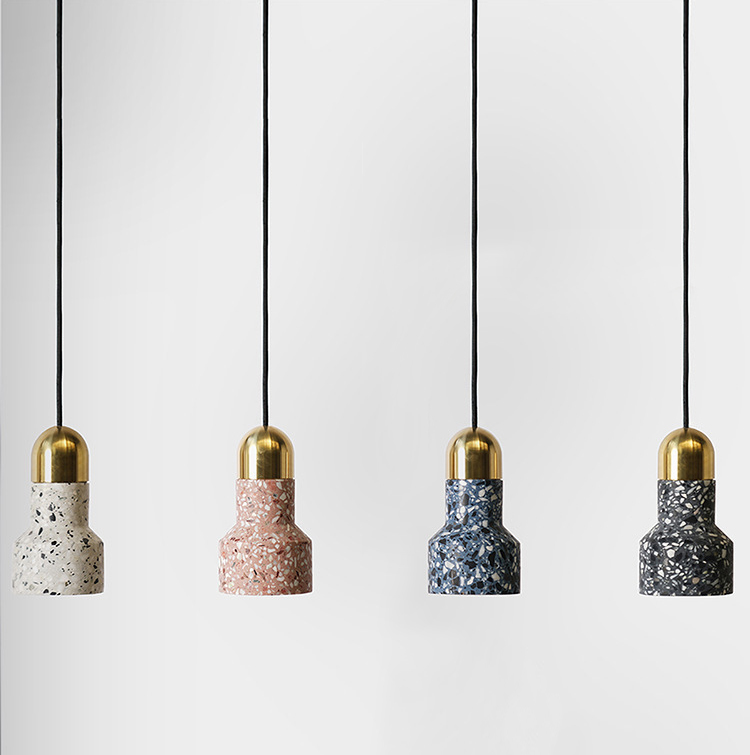 Подвесной светильник Terrazzo Light Белый Розовый пастельный Синий Графитовый Золотой Подвесной светильник Terrazzo Light Белый Розовый пастельный Синий Графитовый Золотой в Брянске | Loft Concept