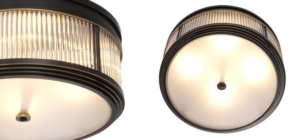 Потолочный светильник Ceiling Lamp Rousseau Bronze Потолочный светильник Ceiling Lamp Rousseau Bronze - Loft-Concept в Брянске