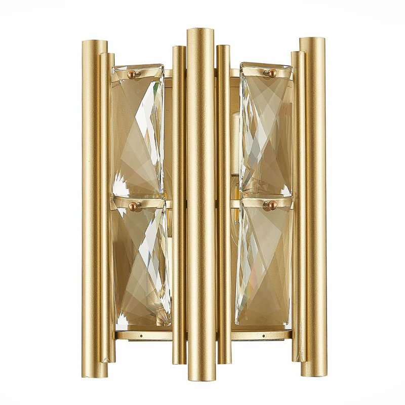 Бра Rivelen Wall Lamp Золотой Шампань Прозрачное Стекло в Брянске | Loft Concept 