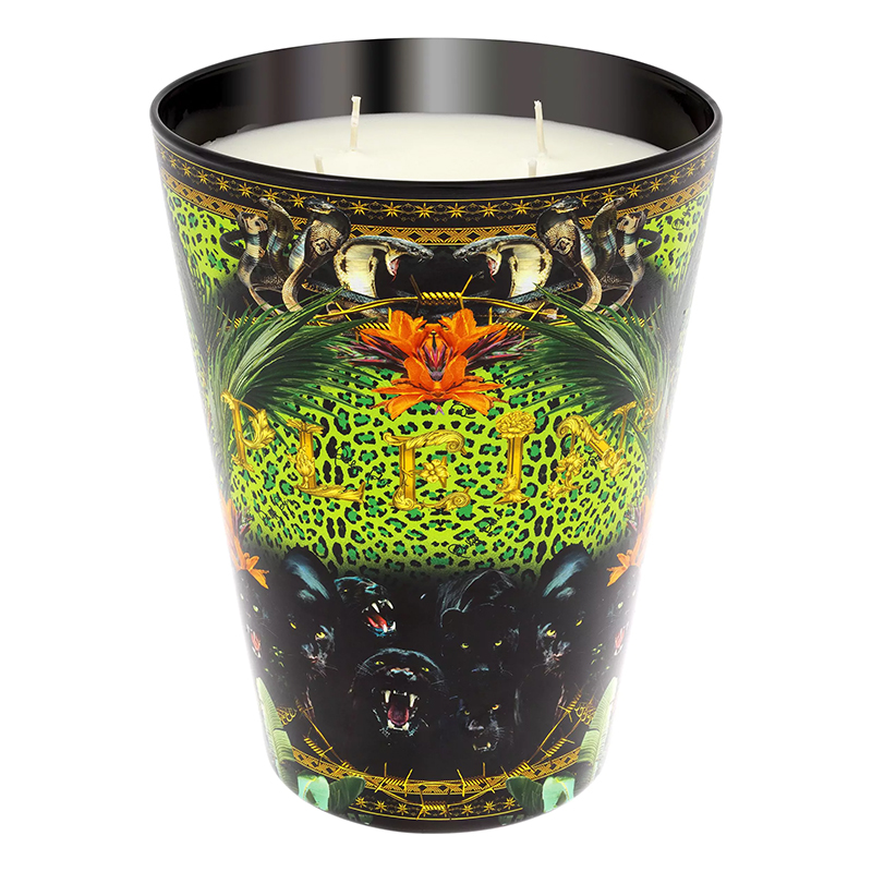 Свеча Philipp Plein Candle Jungle L Черный Мульти Свеча Philipp Plein Candle Jungle L Черный Мульти в Брянске | Loft Concept