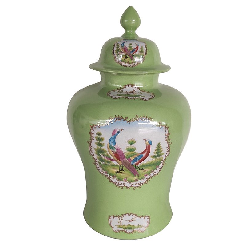 Ваза с крышкой Gabino Green Vase Прозрачный зеленый Мульти Ваза с крышкой Gabino Green Vase Прозрачный зеленый Мульти в Брянске | Loft Concept