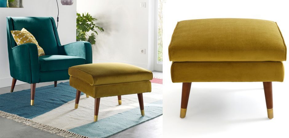 Пуф Classic Furniture горчичный Пуф Classic Furniture горчичный - Loft-Concept в Брянске