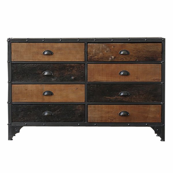 Комод в стиле Лофт Hurbor Loft Vintage Different Wood Дуб темный Комод в стиле Лофт Hurbor Loft Vintage Different Wood Дуб темный в Брянске | Loft Concept