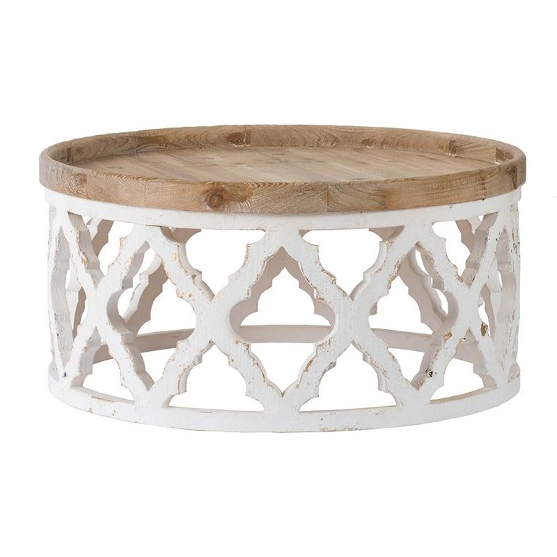 Приставной стол низкий Panfilu Wooden Side Table Белый Приставной стол низкий Panfilu Wooden Side Table Белый в Брянске | Loft Concept