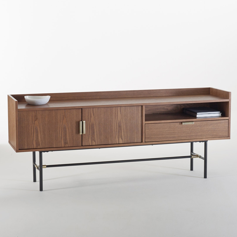 TV-тумба Torgny TV stand Орех Черный Латунь в Брянске | Loft Concept 
