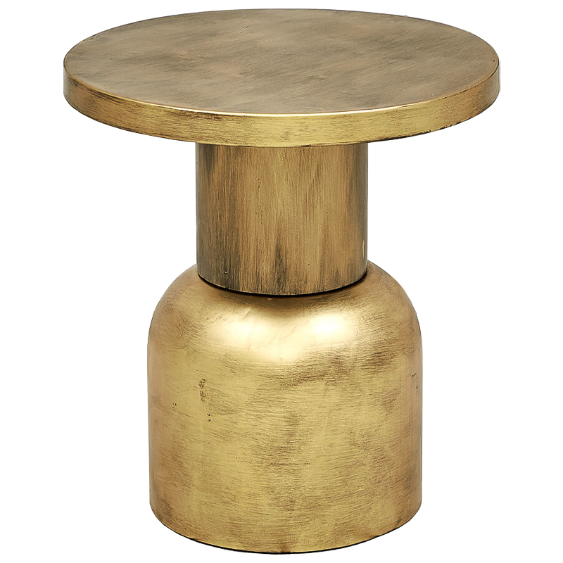 Приставной стол Aker side table Винтажная латунь Приставной стол Aker side table Винтажная латунь в Брянске | Loft Concept