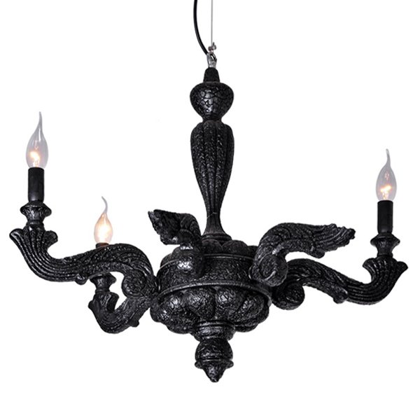 Люстра Moooi Smoke chandelier Черный в Брянске | Loft Concept 