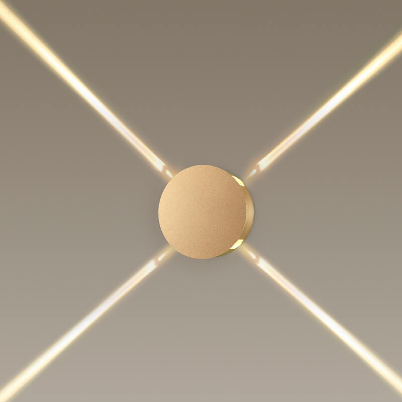 Спот Jedi Beam Sconce Circle gold Золотой в Брянске | Loft Concept 