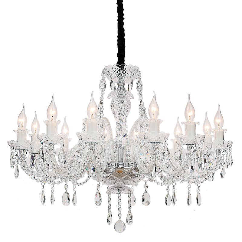 Люстра Markel Chandelier 81 Хром Прозрачный Люстра Markel Chandelier 81 Хром Прозрачный в Брянске | Loft Concept