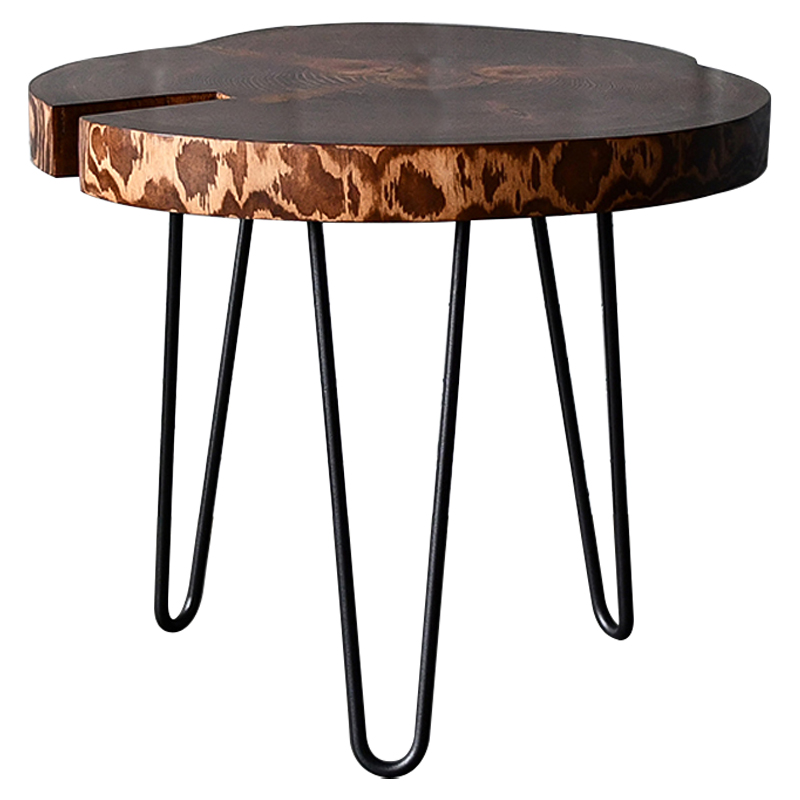 Кофейный стол Busby Industrial Metal Rust Coffee Table Коричневый Черный Кофейный стол Busby Industrial Metal Rust Coffee Table Коричневый Черный в Брянске | Loft Concept