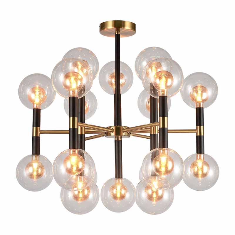 Люстра Danitza Chandelier Gold Черный Золотой Люстра Danitza Chandelier Gold Черный Золотой в Брянске | Loft Concept