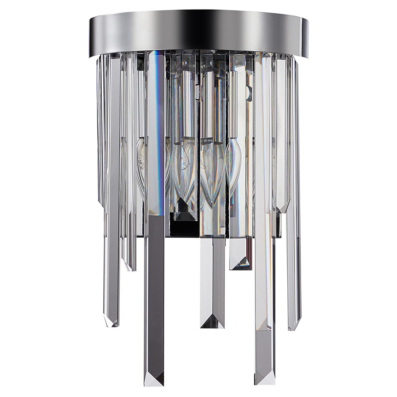 Бра Bennett Wall Lamp chrome Хром Прозрачный Бра Bennett Wall Lamp chrome Хром Прозрачный в Брянске | Loft Concept