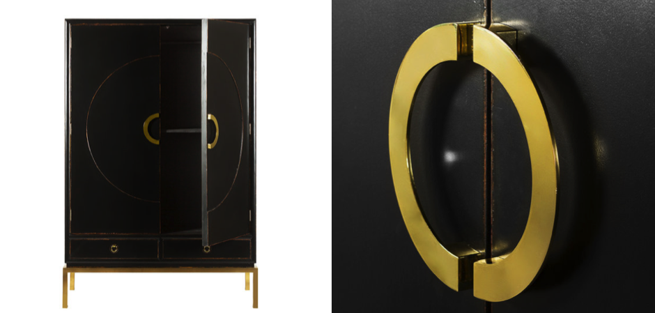 Шкаф China Rack Black Шкаф China Rack Black - Loft-Concept в Брянске