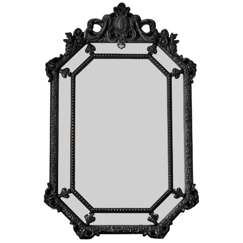 Зеркало Keppel Mirror Black Винтажный черный Античное зеркальное стекло Зеркало Keppel Mirror Black Винтажный черный Античное зеркальное стекло в Брянске | Loft Concept