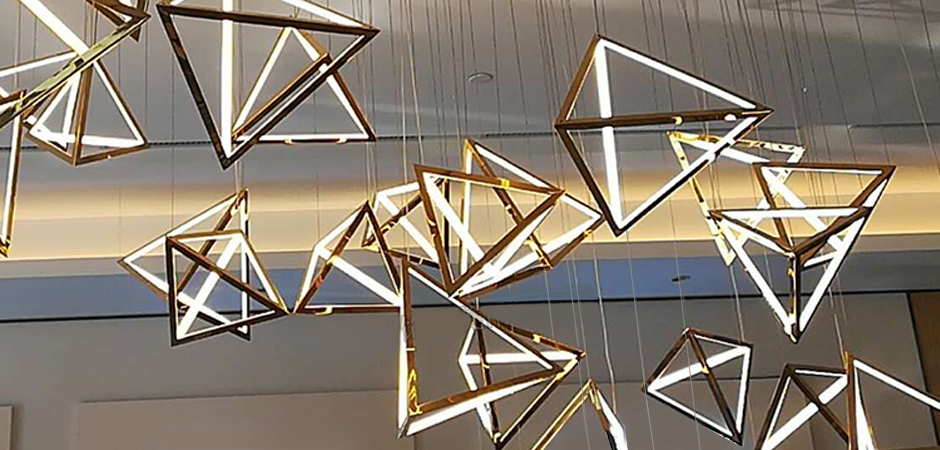 Подвесной светильник Weightless Triangles Подвесной светильник Weightless Triangles - Loft-Concept в Брянске