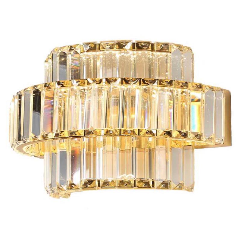 Бра Crystal Shine Linda Gold Wall Lamp B Золотой Прозрачный (Transparent) Бра Crystal Shine Linda Gold Wall Lamp B Золотой Прозрачный (Transparent) в Брянске | Loft Concept