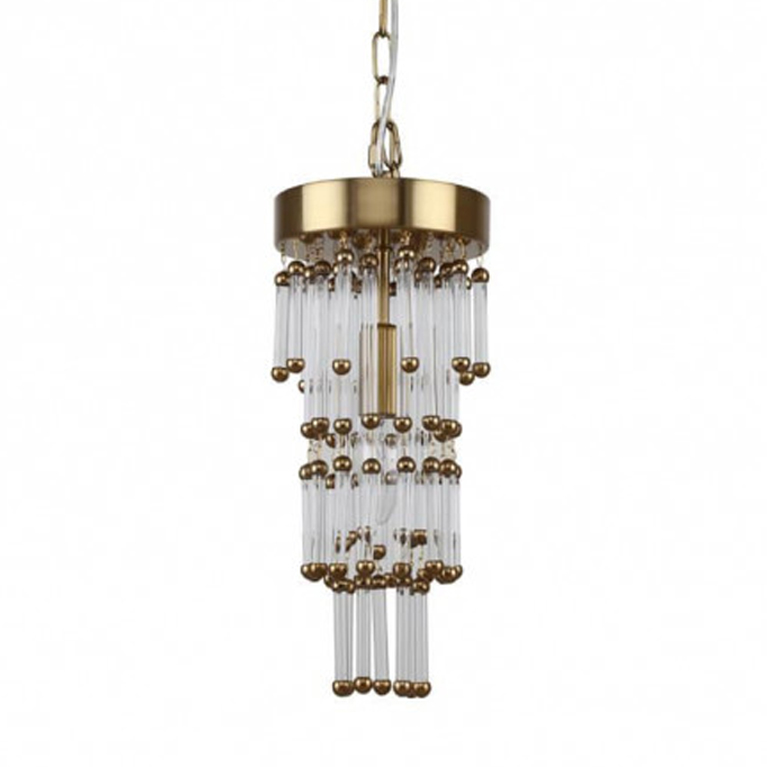 Люстра Restoration Hardware Luciano Chandelier 1 Латунь Прозрачный Люстра Restoration Hardware Luciano Chandelier 1 Латунь Прозрачный в Брянске | Loft Concept