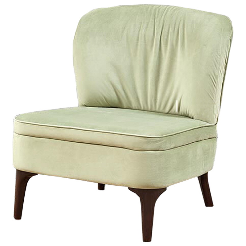 Кресло Adelmo Chair Зеленый шалфей Коричневый Кресло Adelmo Chair Зеленый шалфей Коричневый в Брянске | Loft Concept