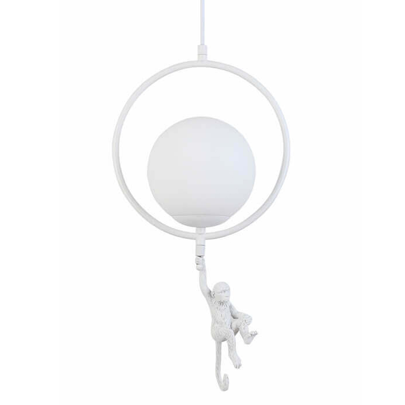 Подвесной светильник Hanging Monkey under Белый Подвесной светильник Hanging Monkey under Белый в Брянске | Loft Concept