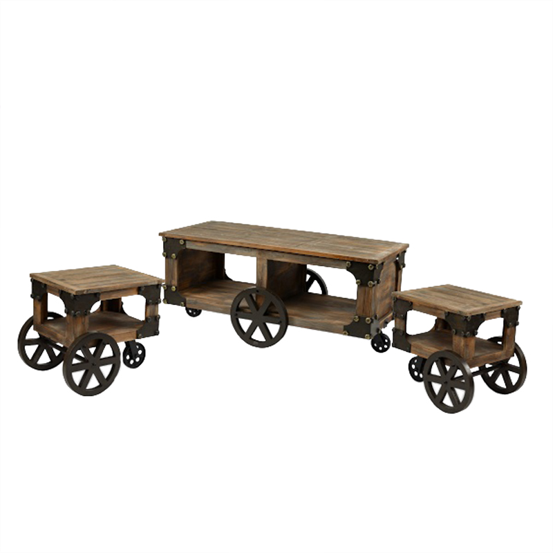 Кофейный Стол Wood Train Коричневый Кофейный Стол Wood Train Коричневый в Брянске | Loft Concept