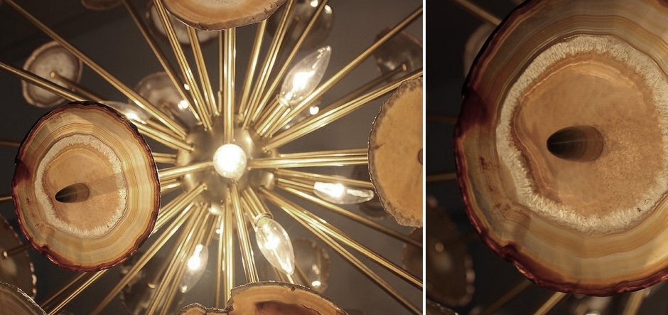 Люстра Agate Burst Chandelier Brass Люстра Agate Burst Chandelier Brass - Loft-Concept в Брянске