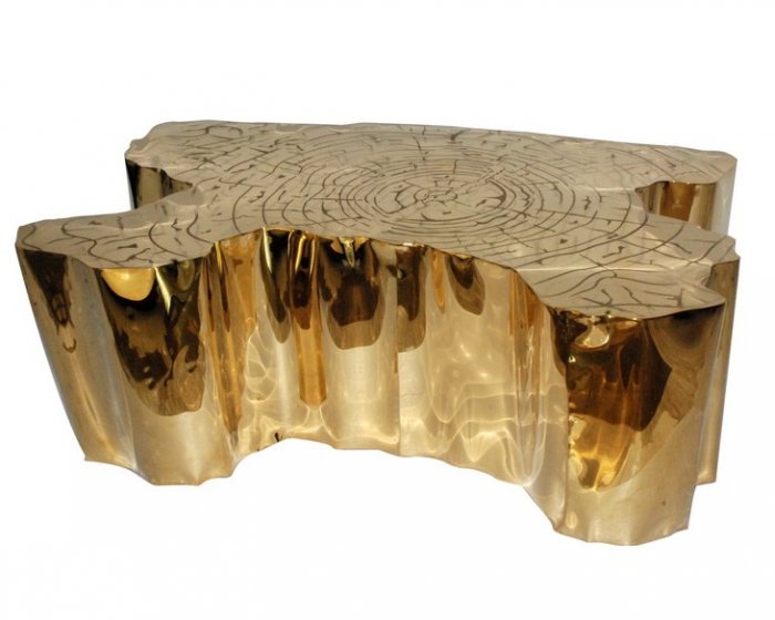 Дизайнерский кофейный стол Eden Table Золотой Дизайнерский кофейный стол Eden Table Золотой в Брянске | Loft Concept