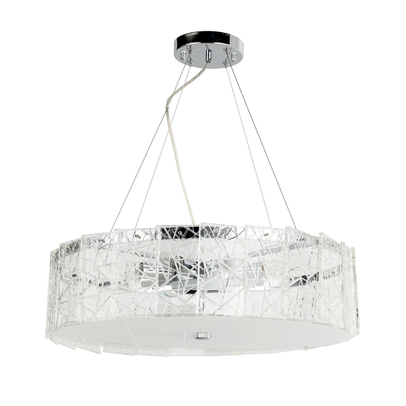 Люстра Alvaro Crystal Round Chandelier Прозрачный Хром Люстра Alvaro Crystal Round Chandelier Прозрачный Хром в Брянске | Loft Concept
