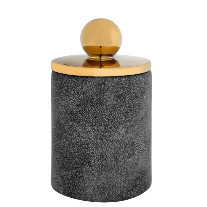 Ваза Stingray Skin vase Глянцевое золото Серый Ваза Stingray Skin vase Глянцевое золото Серый в Брянске | Loft Concept