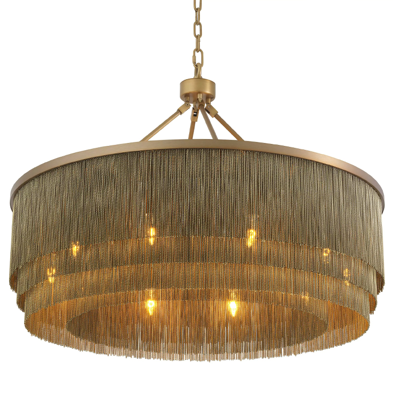 Люстра Eichholtz Chandelier Tissot L Brass Латунь Люстра Eichholtz Chandelier Tissot L Brass Латунь в Брянске | Loft Concept