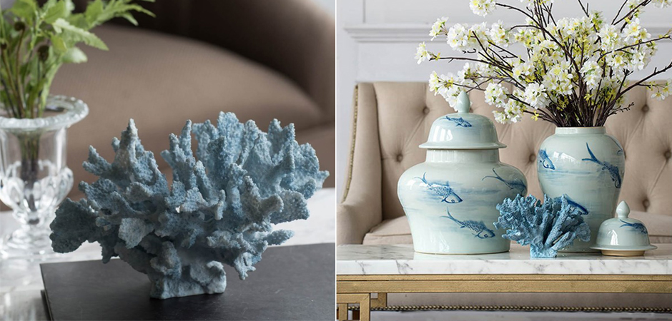 Статуэтка Coral Decor светло-голубой коралл Статуэтка Coral Decor светло-голубой коралл - Loft-Concept в Брянске