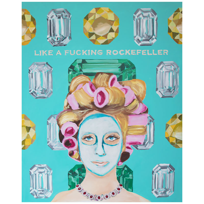Картина “Like A Fucking Rockefeller” Мульти в Брянске | Loft Concept 