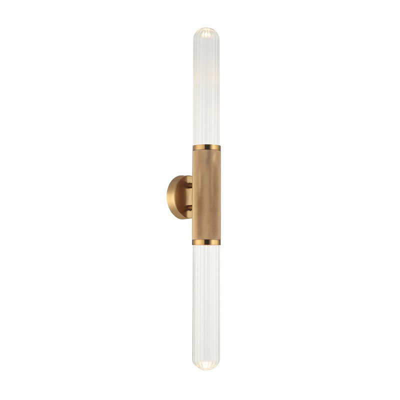 Бра Grover Gold Transparent Wall Lamp Латунь Бра Grover Gold Transparent Wall Lamp Латунь в Брянске | Loft Concept