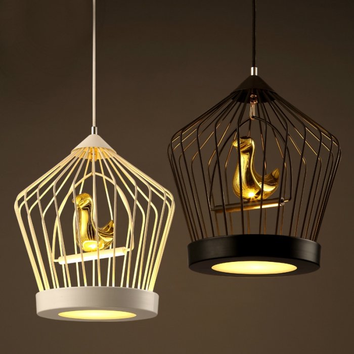 Подвесной светильник Cage Golden Bird Подвесной светильник Cage Golden Bird в Брянске | Loft Concept