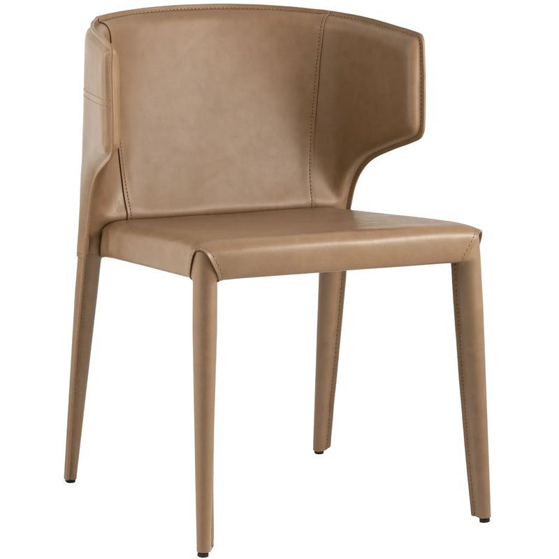 Стул ELBERT CHAIRS Бежевая Экокожа Бежевый Стул ELBERT CHAIRS Бежевая Экокожа Бежевый в Брянске | Loft Concept