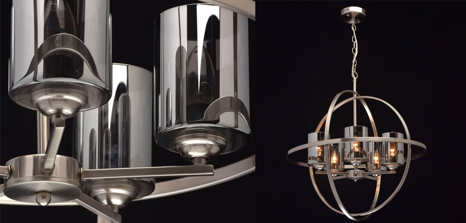 Люстра Chrome Cylinders 5 Люстра Chrome Cylinders 5 - Loft-Concept в Брянске