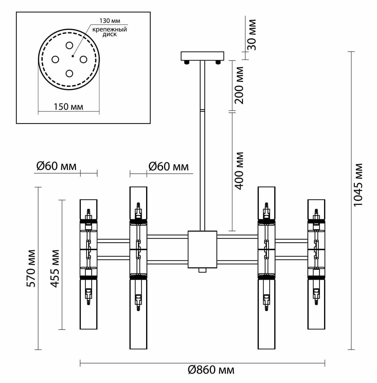 Люстра WATERFALL chandelier crystal 86 в Брянске
