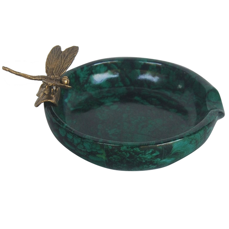 Блюдо Malachite Dish Бронза Малахит Блюдо Malachite Dish Бронза Малахит в Брянске | Loft Concept