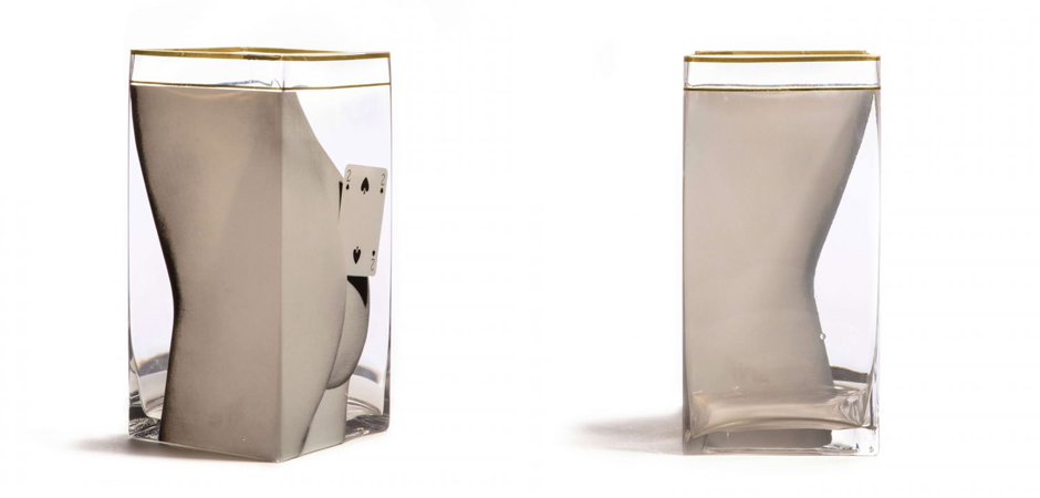 Ваза Glass vase big Two of Spades Ваза Glass vase big Two of Spades - Loft-Concept в Брянске