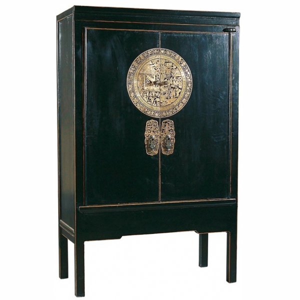 Китайский шкаф Chinese black cabinet Dynasty Ming Китайский шкаф Chinese black cabinet Dynasty Ming в Брянске | Loft Concept