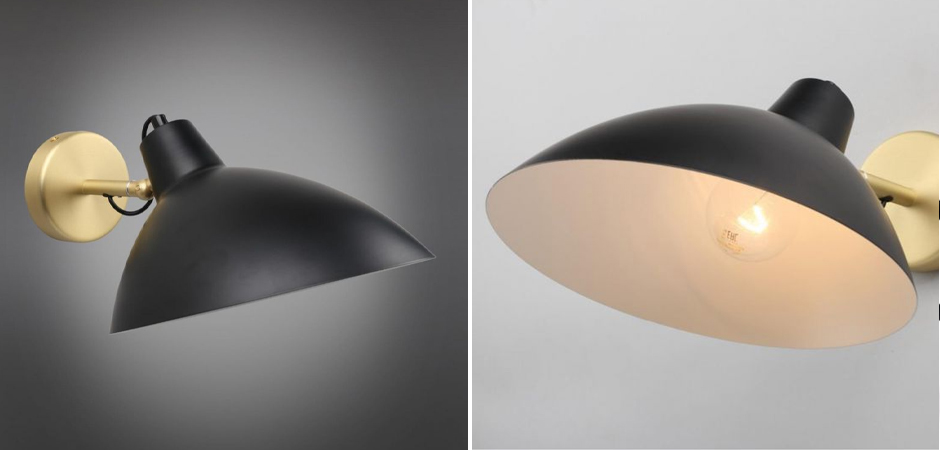 Бра с черным матовым плафоном Retro Light Бра с черным матовым плафоном Retro Light - Loft-Concept в Брянске