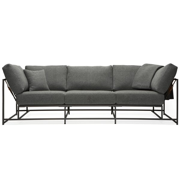 Диван Grey Wool Sofa Серый (Gray) Диван Grey Wool Sofa Серый (Gray) в Брянске | Loft Concept