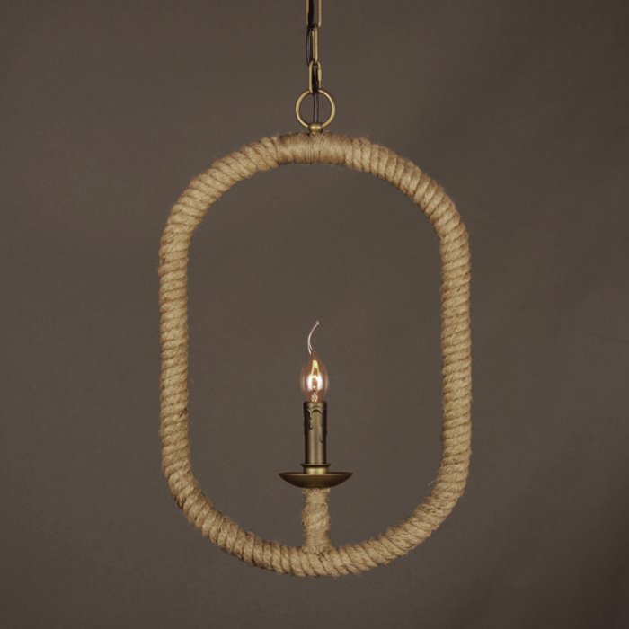 Подвесной светильник Oval Loft Rope Light Подвесной светильник Oval Loft Rope Light в Брянске | Loft Concept